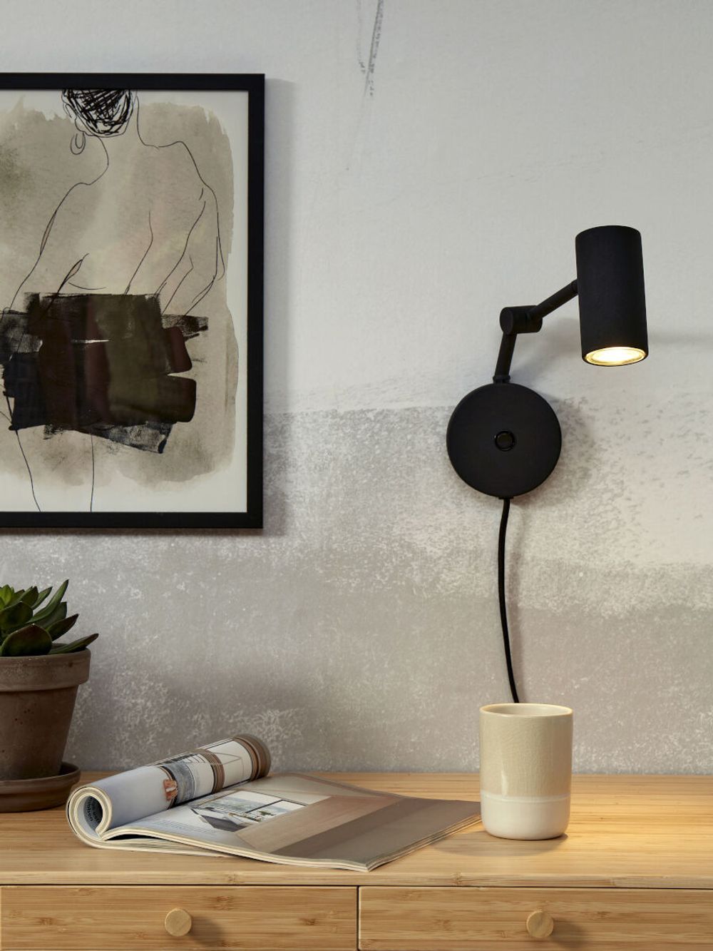 Wandlamp MONTREUX - Zand IAR MONTREUX-W-B