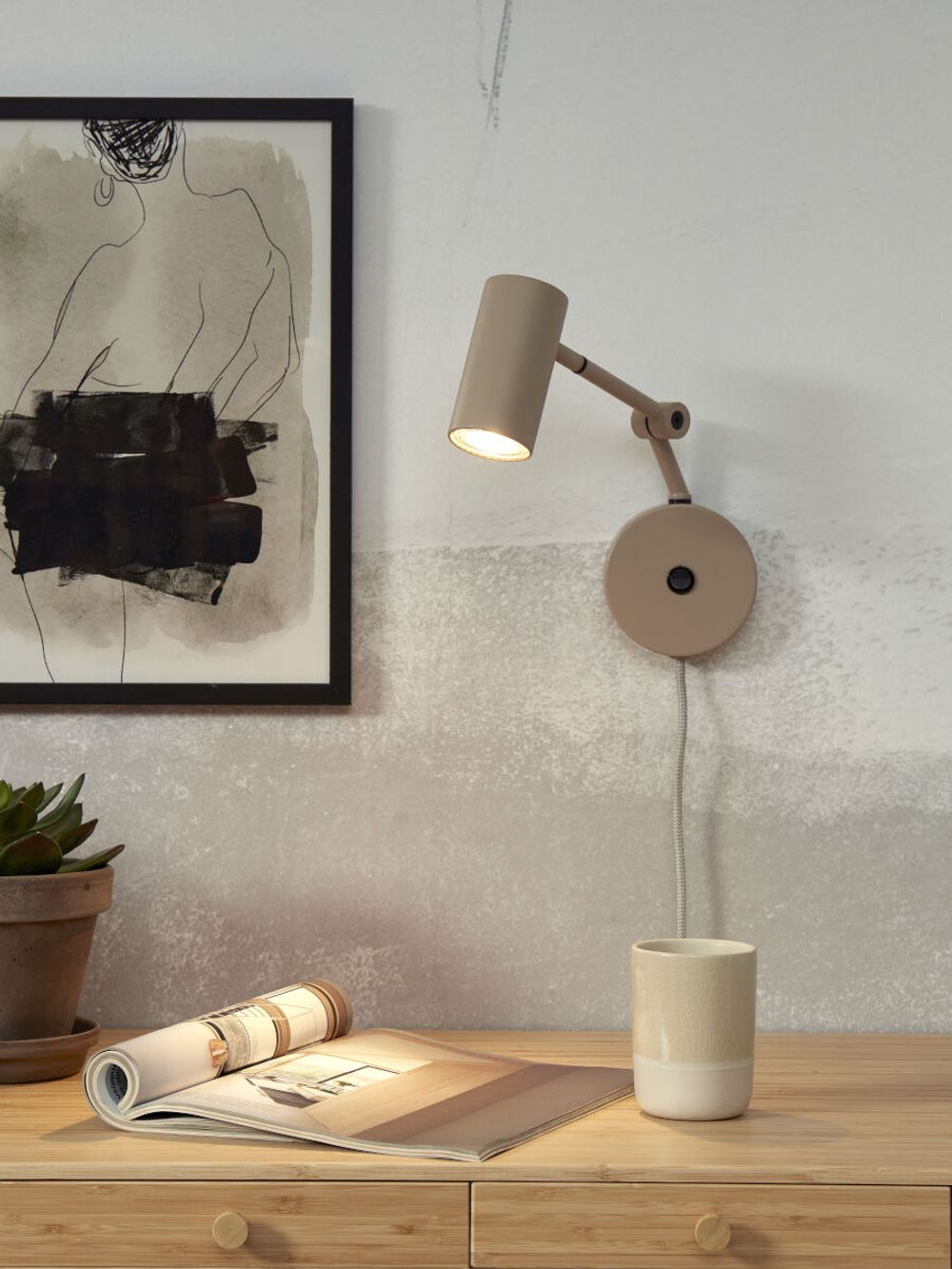 Wandlamp MONTREUX - Zand IAR MONTREUX-W-S