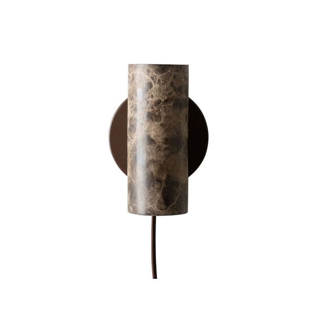 Wandlamp TIVOLI - Bruin marmer