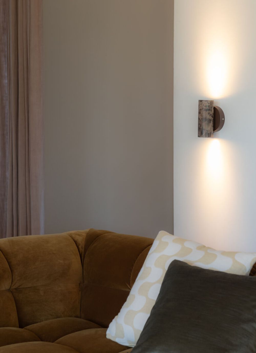 Wandlamp TIVOLI - Bruin marmer IAR TIVW010BR