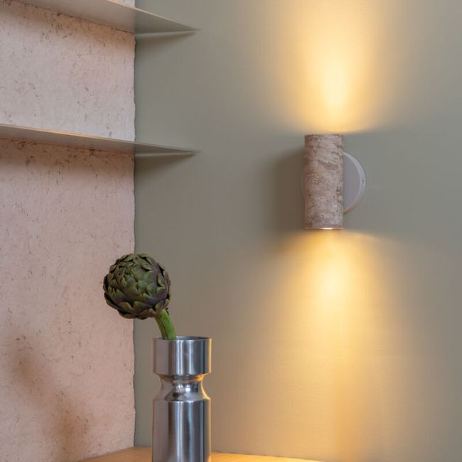 Wandlamp TIVOLI - Zand/Travertijn