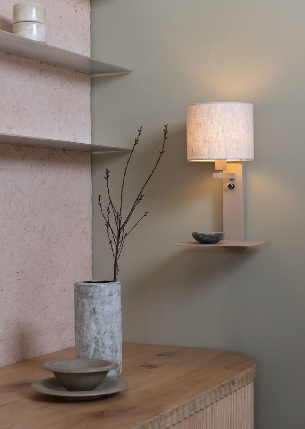 Wandlamp FLORENCE - Sand IAR FLOW011LL