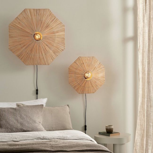 Wandlamp PANAMA L - Naturel