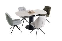 Uitschuifbare tafel AVELLINO - Crème Keramiek HEH 54861-CRE