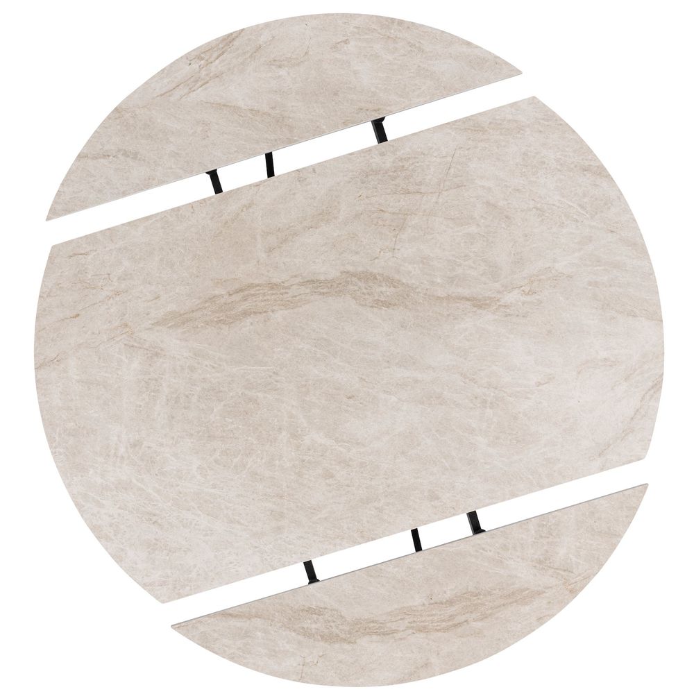 Uitschuifbare tafel AVELLINO - Crème Keramiek HEH 54861-CRE