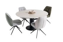 Uitschuifbare tafel AVELLINO - Crème Keramiek HEH 54861-CRE