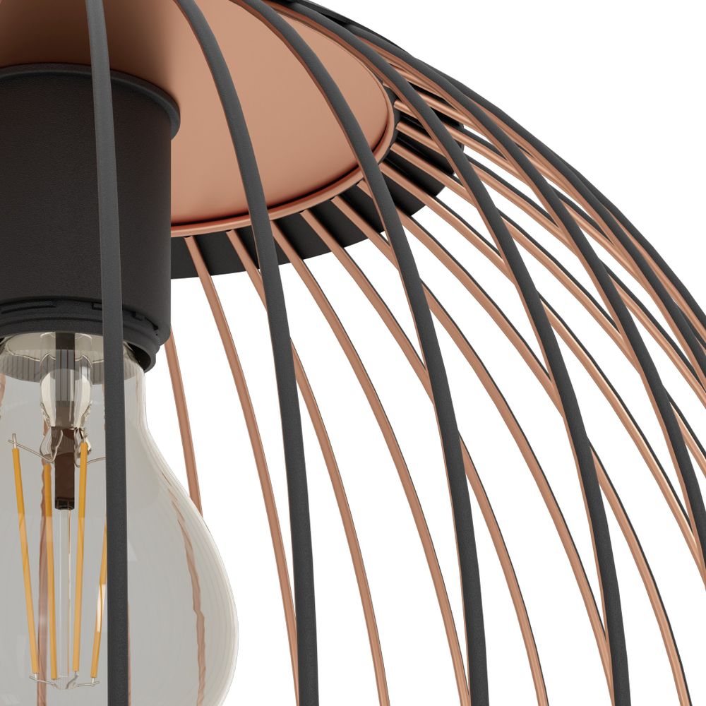 Hanglamp ALMANZORA - Zwart/Koper EGL 901868