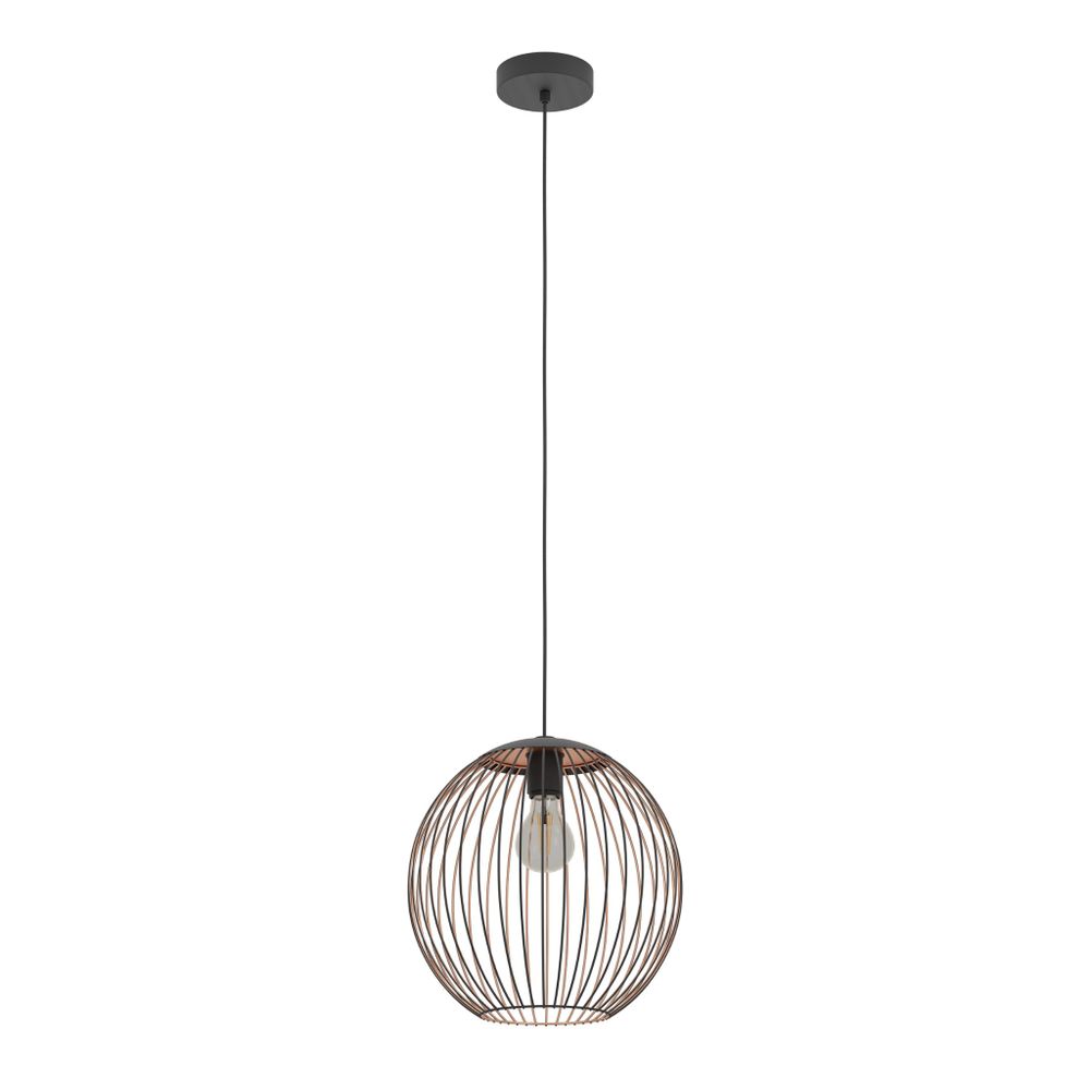 Hanglamp ALMANZORA - Zwart/Koper EGL 901868
