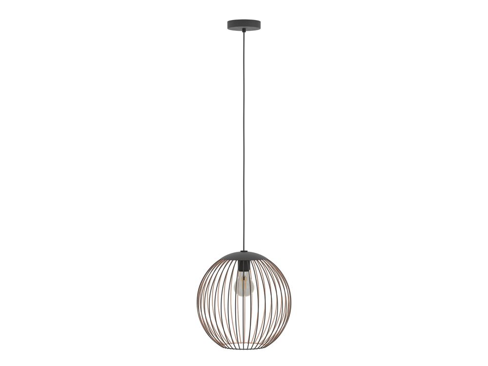 Hanglamp ALMANZORA - Zwart/Koper EGL 901868