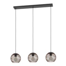 Hanglamp ALMANZORA - Zwart/Koper EGL 901869