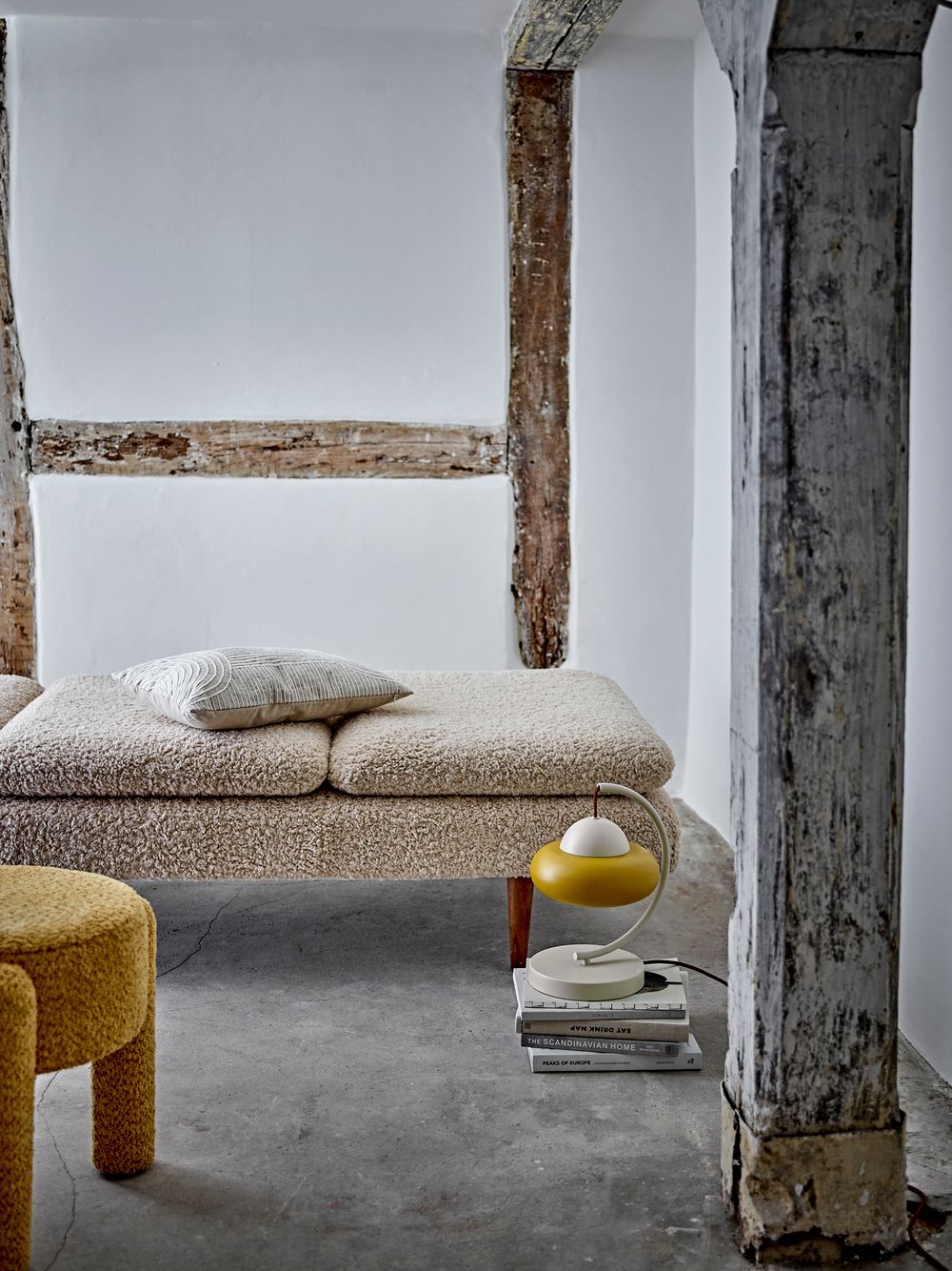 Tafellamp BUBBLE - Wit/Geel BLM 82063025