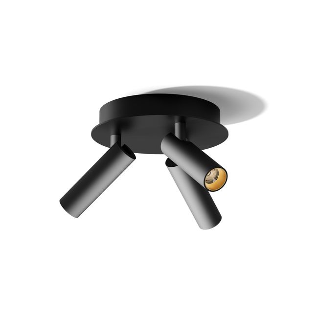 Plafondlamp rond NOVA - Zwart
