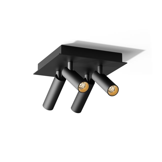 Plafondlamp vierkant NOVA - Zwart