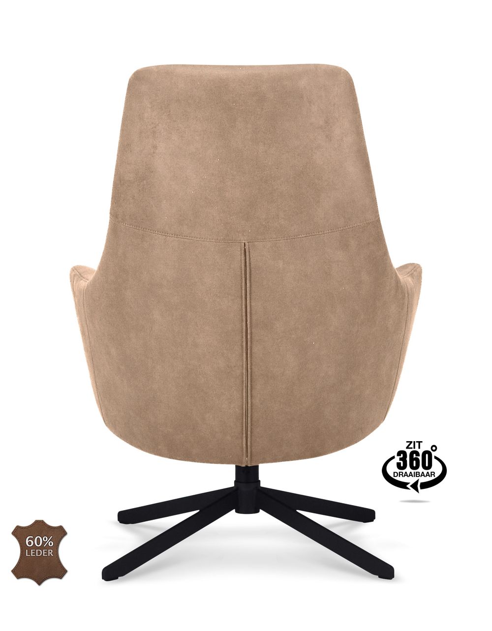 Draaifauteuil MONTANA - Leder Liver XLC-30-0000002
