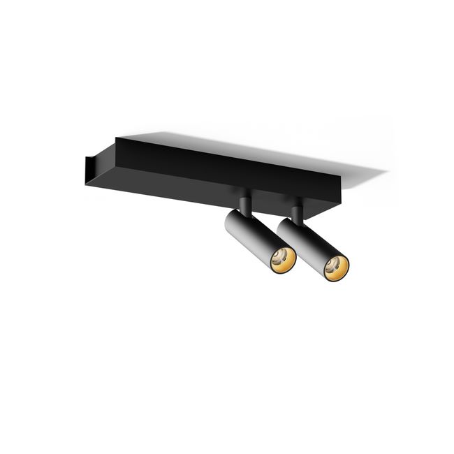 Plafondlamp rechthoek NOVA - Zwart