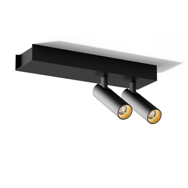Plafondlamp rechthoek NOVA - Zwart