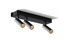 Plafondlamp rechthoek NOVA - Zwart FLT NOVALONG393