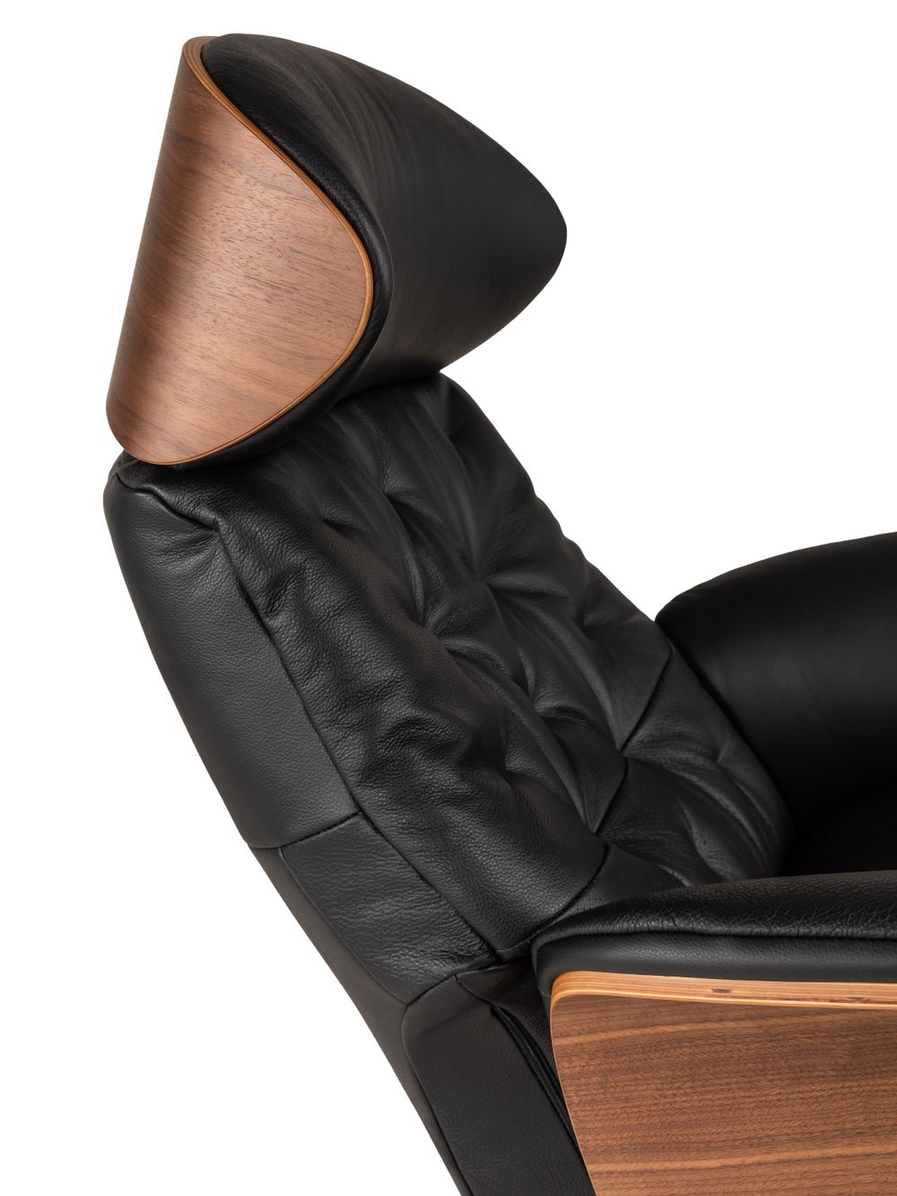 Elektr. relaxfauteuil met accu VOLDEN - Zwart lede THC-20-000089-S-PBW