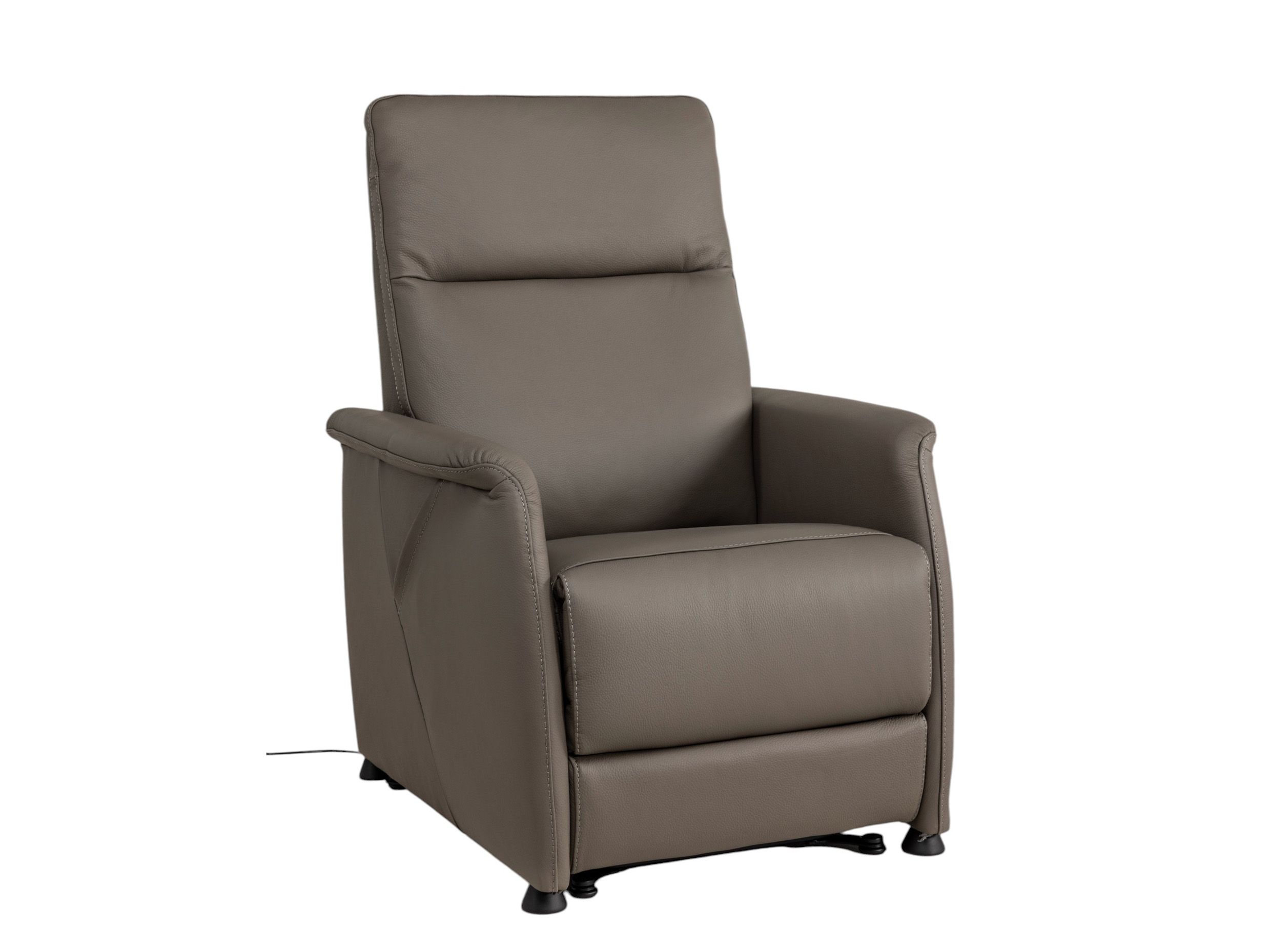 Relaxfauteuil FIGURA Compact - Leder donkerbruin