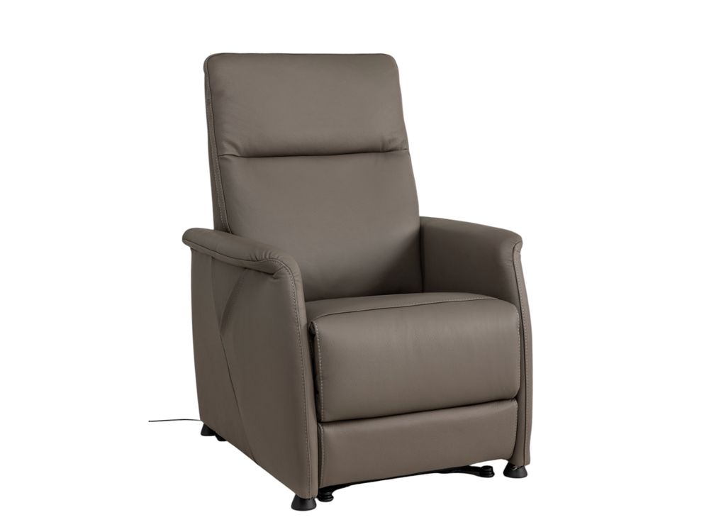 Relaxfauteuil FIGURA - Donkerbruin leder RCR-96-000114-X-SD