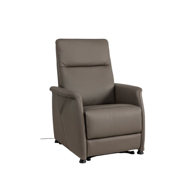 Relaxfauteuil FIGURA Compact - Leder donkerbruin