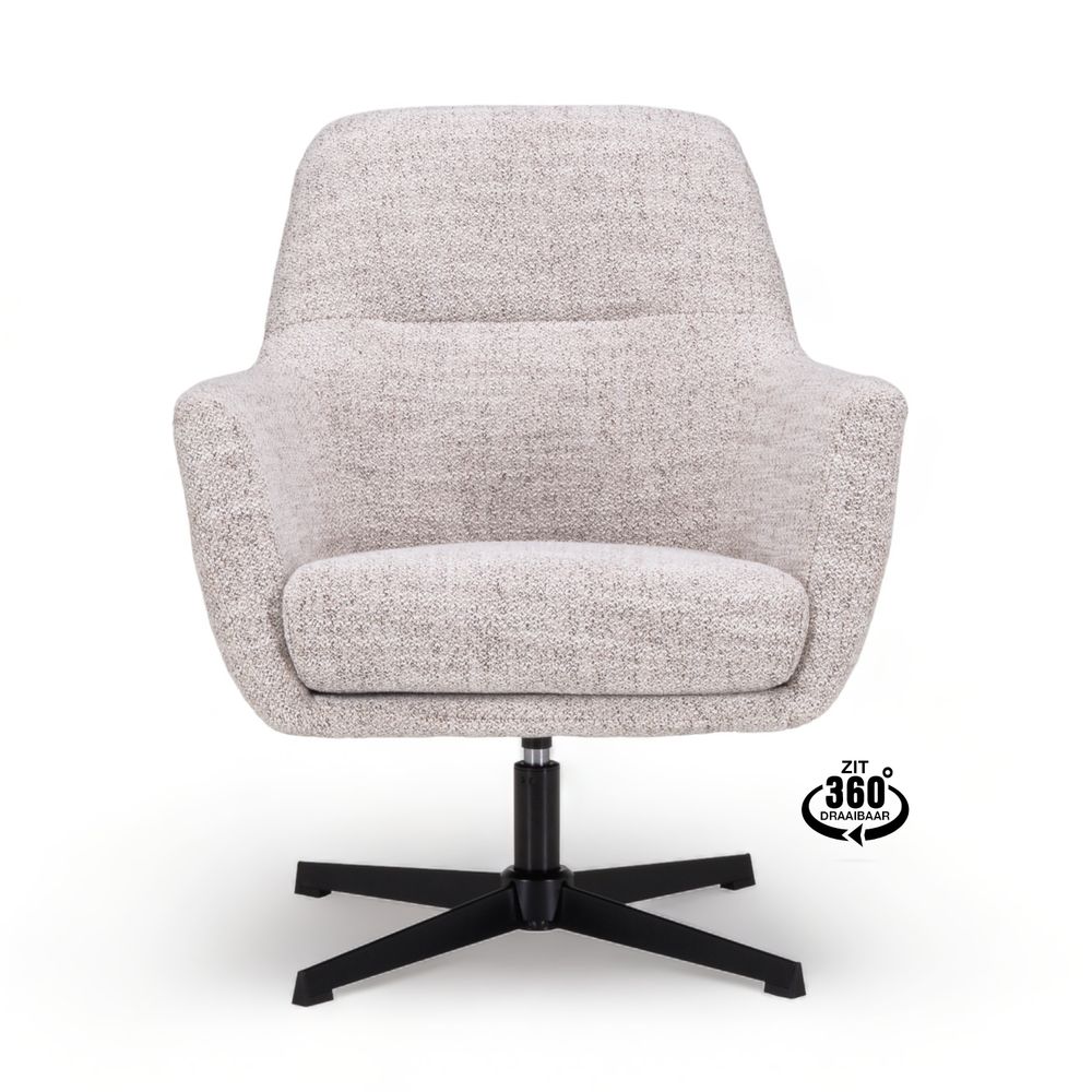 Draaifauteuil AVELINE - Bisque XLC-32-0000001