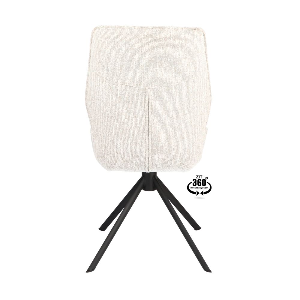Draaibare eetkamerstoel LUMI - Linen XLC-41-0000002