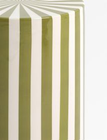 Bijzettafel SKYE - Groen/Wit CCM 53158GRN