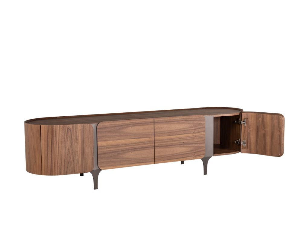 Tv-meubel WALNUT - Walnootfineer/Brons XLC-42-0000001