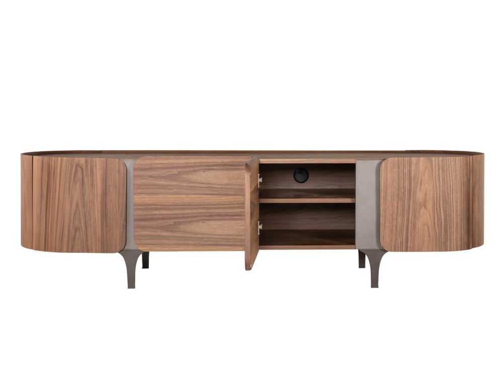 Tv-meubel WALNUT - Walnootfineer/Brons XLC-42-0000001