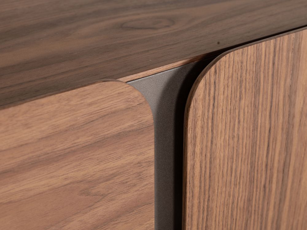 Tv-meubel WALNUT - Walnootfineer/Brons XLC-42-0000001