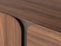 Tv-meubel WALNUT - Walnootfineer/Brons XLC-42-0000001