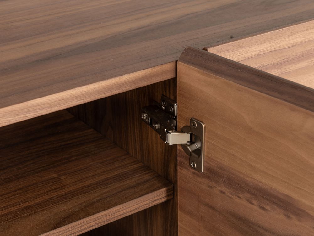 Tv-meubel WALNUT - Walnootfineer/Brons XLC-42-0000001