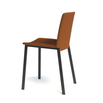 Set van 6 stoelen PRIMERA - Cognac/Zwart C-PFT-222-SET6