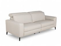 3-zit incl. elektr. relaxen COLORADO - Beige leder ROM-45-001-MAN