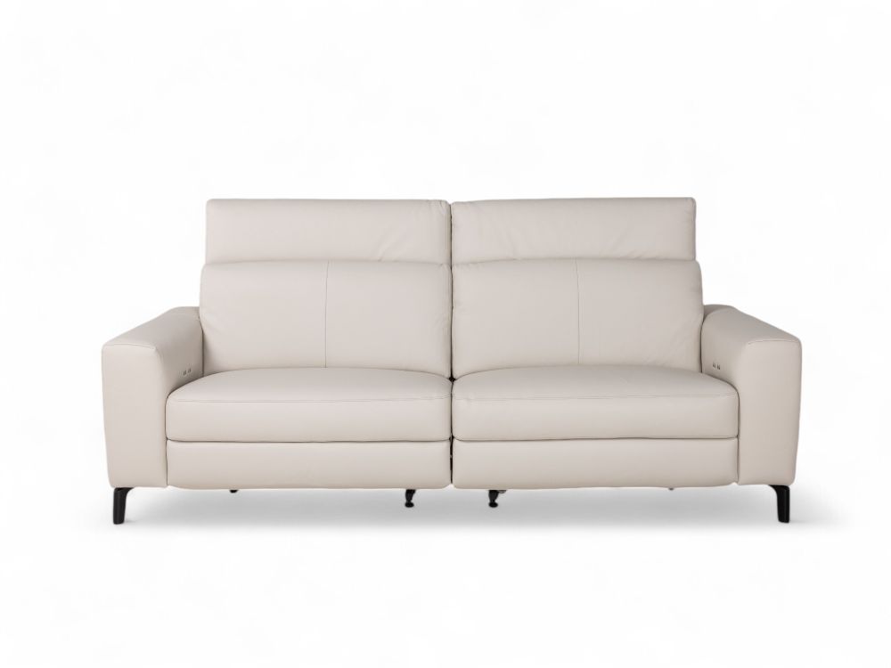 3-zit incl. elektr. relaxen COLORADO - Beige leder ROM-45-001-MAN