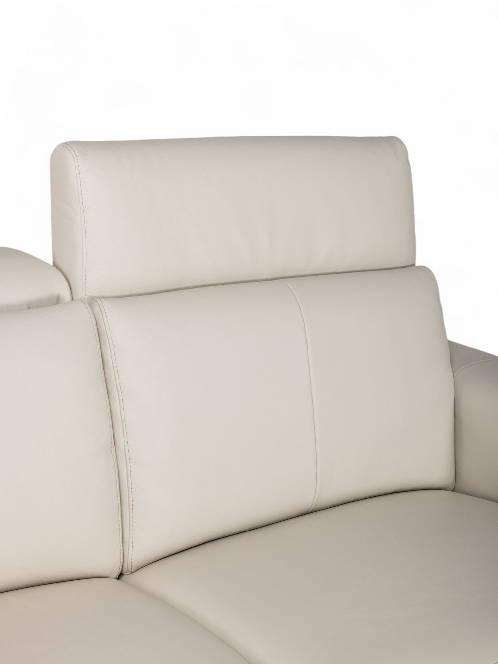 3-zit incl. elektr. relaxen COLORADO - Beige leder ROM-45-001-MAN