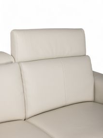 3-zit incl. elektr. relaxen COLORADO - Beige leder ROM-45-001-MAN