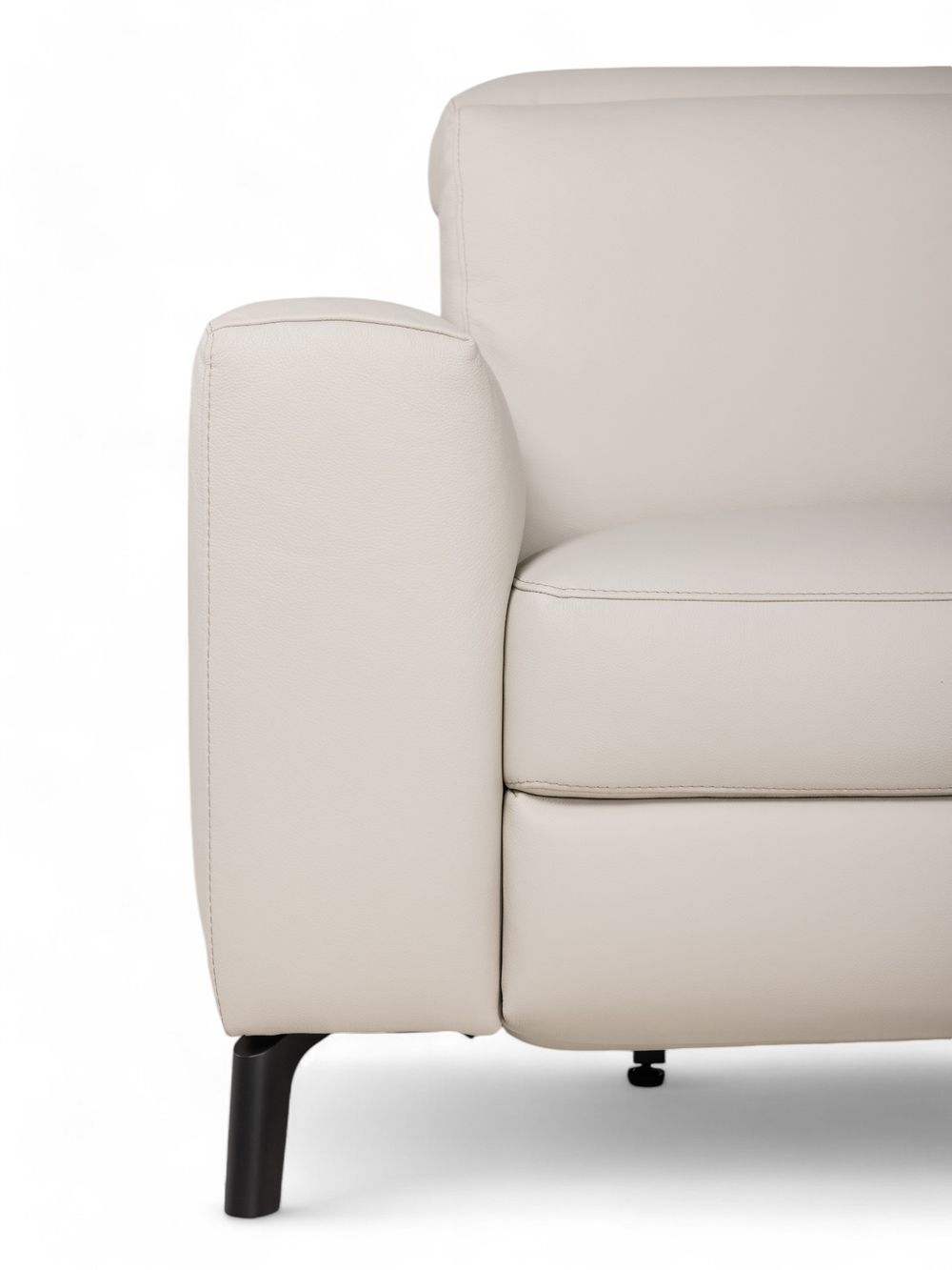 3-zit incl. elektr. relaxen COLORADO - Beige leder ROM-45-001-MAN