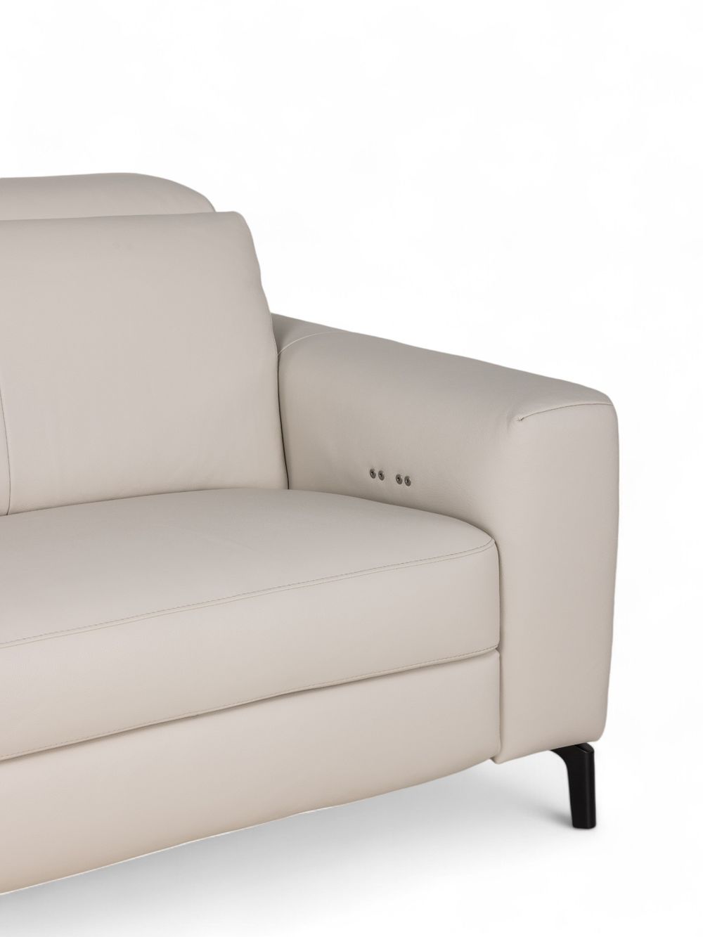 3-zit incl. elektr. relaxen COLORADO - Beige leder ROM-45-001-MAN