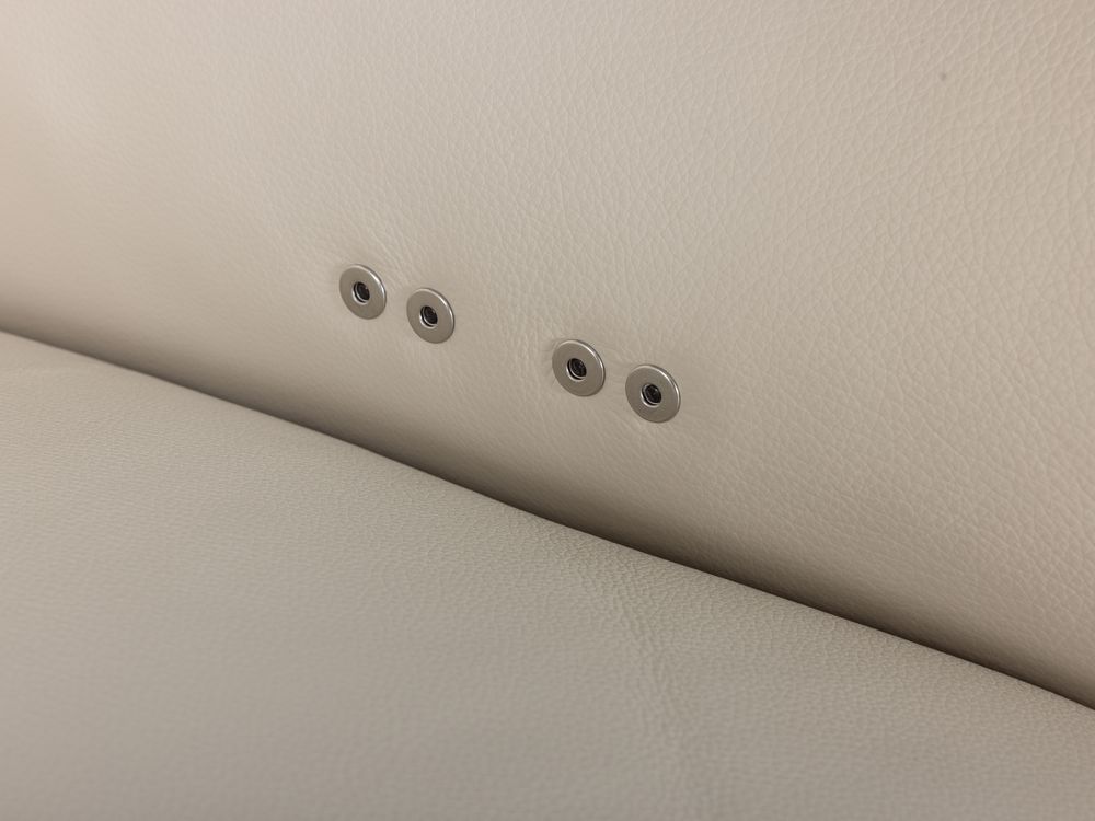 3-zit incl. elektr. relaxen COLORADO - Beige leder ROM-45-001-MAN