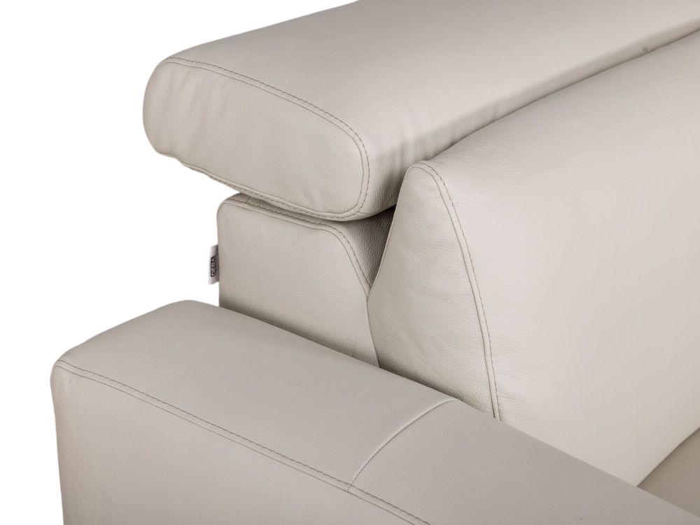 3-zit incl. elektr. relaxen COLORADO - Beige leder ROM-45-001-MAN