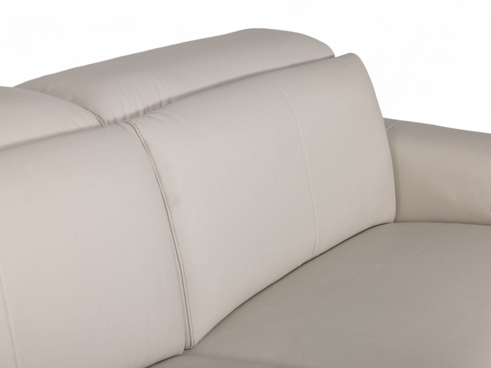 3-zit incl. elektr. relaxen COLORADO - Beige leder ROM-45-001-MAN