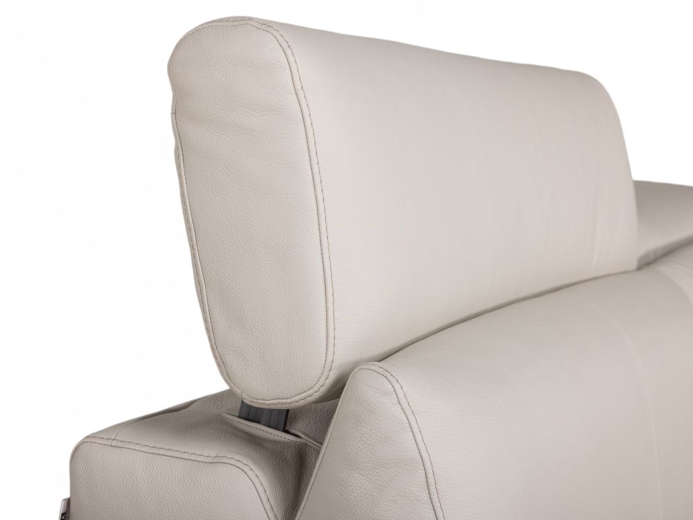 3-zit incl. elektr. relaxen COLORADO - Beige leder ROM-45-001-MAN