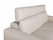 3-zit incl. elektr. relaxen COLORADO - Beige leder ROM-45-001-MAN