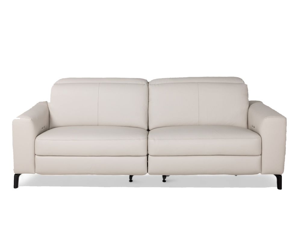 3-zit incl. elektr. relaxen COLORADO - Beige leder ROM-45-001-MAN