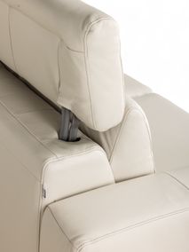 2-zit COLORADO - Beige leder ROM-45-002-MAN