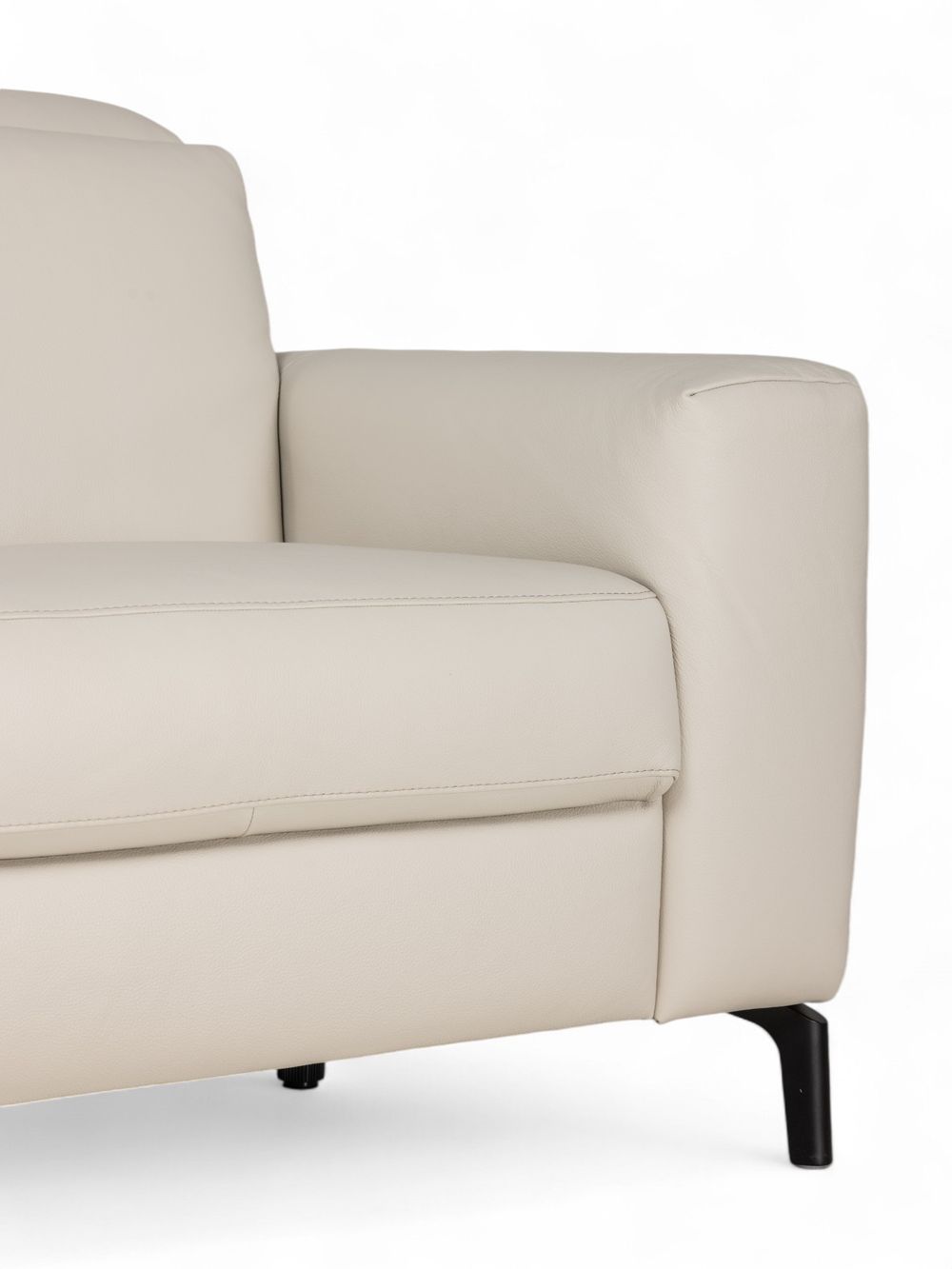 2-zit COLORADO - Beige leder ROM-45-002-MAN