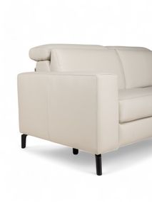 2-zit COLORADO - Beige leder ROM-45-002-MAN