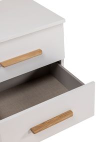 Nachttafel ADITIO - Wit/Eik RCH AD636ZWI